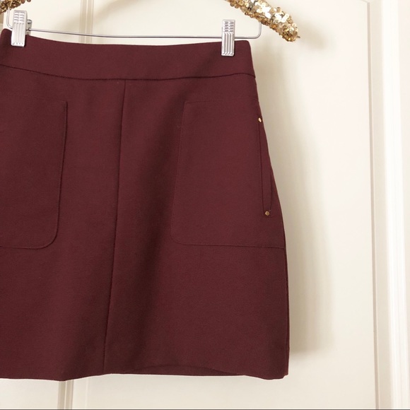 H&M Burgundy Skirt - Picture 3 of 6